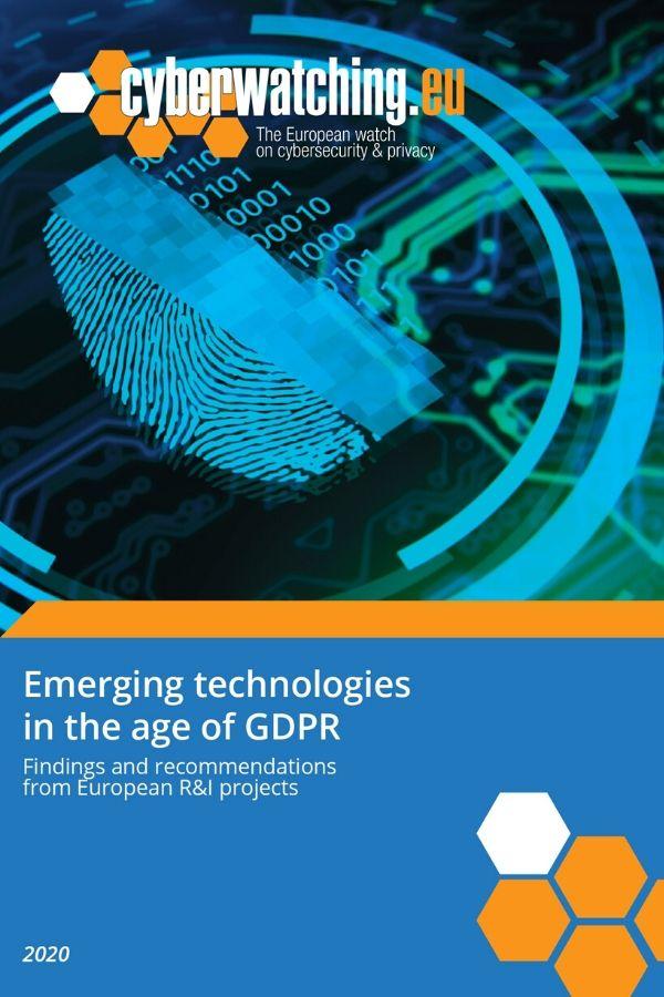 Emerging technologies in the age of GDPR – Findings & recommendations from EU R&I projects